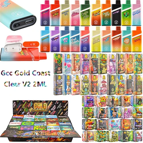 GCC Gold Coast Clear 2g Disposable V2 Vape Pen