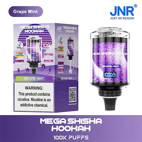 JNR Mega Shisha Hookah 100K Puffs Disposable Vape