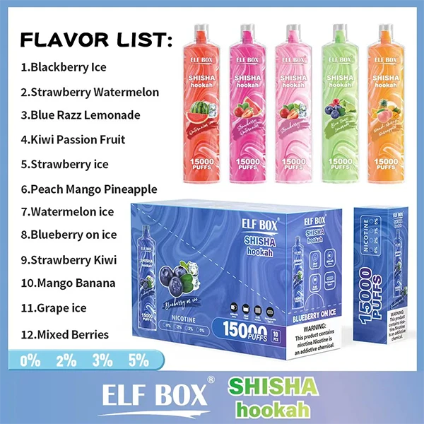 ELF BOX LS15000 Shisha Hookah ELF BOX LS15000 Shisha Hookah