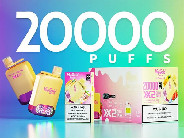 VapSolo Twins 20000 Puffs Disposable Vape